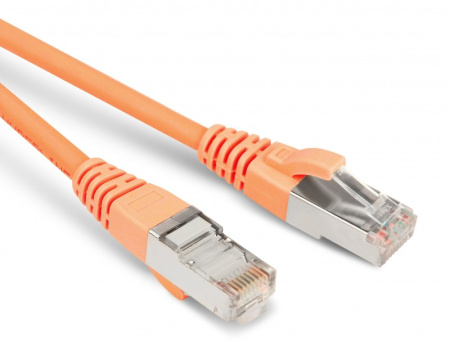 Hyperline PC-LPM-STP-RJ45-RJ45-C6-1M-LSZH-OR Патч-корд F/UTP экранированный Cat.6 LSZH 1 м оранжевый