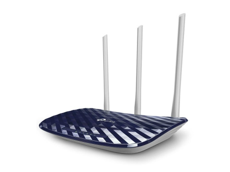 AC750 Wireless Dual Band Router, 433 at 5 GHz +300 Mbps at 2.4 GHz, 802.11ac/a/b/g/n, 1 port WAN 10/100 Mbps + 4 ports LAN 10/100 Mbps, 3 fixed antennas