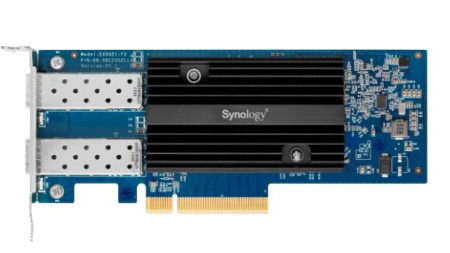 Synology 25 Gigabit Dual port SFP+ PCIe 3.0 x8 adapter (incl LP and FH bracket)