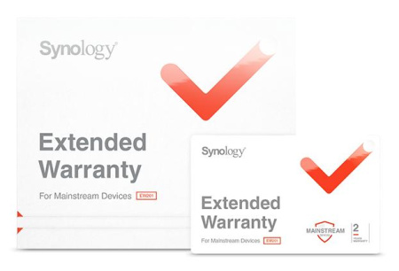 Synology EW201, Extended Warranty 2 Years (DS1819+/DS1817+/DS1817/DS1618+/DS1517+/DS1517/DS1019+/DS918+/DS918+/DS718+/DX517/RS819/RX418/NVR1218/V5960HD)