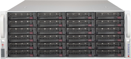 Supermicro Storage JBOD Chassis 4U 846BE1C-R609JBOD Up to 24 x 3.5" /Expander Backplanes(4xminiSASHD)