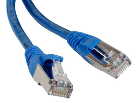 Hyperline PC-LPM-STP-RJ45-RJ45-C6-2M-LSZH-BL Патч-корд F/UTP экранированный Cat.6 LSZH 2 м синий
