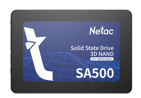 Netac SSD SA500 2.5 SATAIII 3D NAND 1TB, R/W up to 530/475MB/s, 3y wty