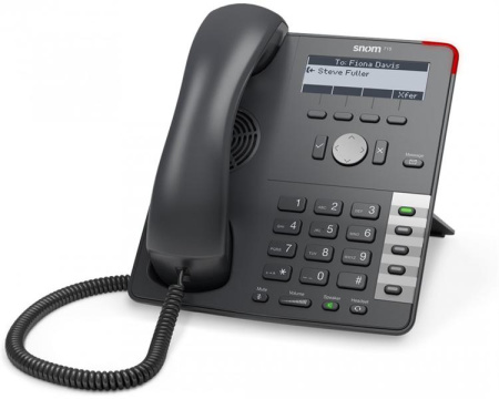 SNOM Global 715 Desk Telephone Black (00004039)