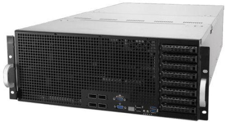 ASUS ESC8000 G4 // 4U, ASUS Z11-PG24, 2 x Socket P, 3072GB max, 8HDD 2,5" Hot-swap, 1600W (2+1), CPU FAN