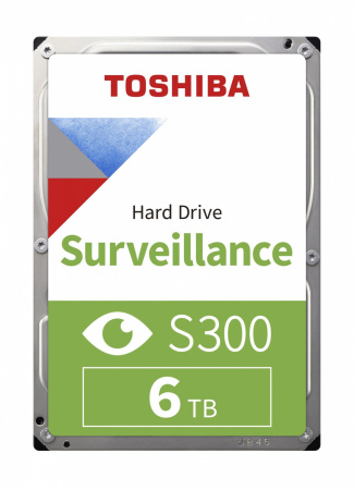 HDD Toshiba SATA3 6Tb Surveillance S300 5400 256Mb