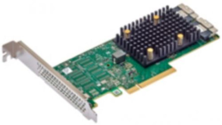 Broadcom/LSI 9500-8i SGL (05-50077-03) PCIe v4 x8 LP, Tri-Mode SAS/SATA/NVMe 12G HBA, 8port(2*int SFF8654), 3808 IOC, RTL