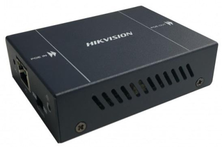 Hikvision DS-1H34-0101P, POE удлинитель пассивный на 1 канал Вход: 1 10/100BaseT(X)/IEEE 802.3at; выход: 1 10/100BaseT(X)/IEEE 802.3af/at; 2Вт; -30°C...+70°C.