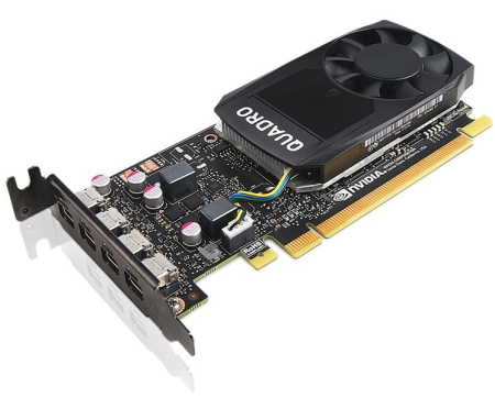 Lenovo ThinkStation Nvidia Quadro P1000 4GB GDDR5 Mini DPx4 Graphics Card with LP Bracket