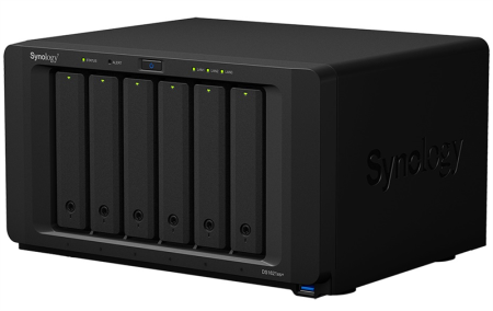 Synology DS1621xs+ QC2,2GhzCPU/8GbDDR4(upto32)/RAID0,1,10,5,6/upto 6hot plug HDD SATA(3,5' or 2,5')(upto16 with 2xDX517)/3xUSB3.0/2eSATA/2GigE+1x10GE(+1Expslot)/iSCSI/2xIPcam(upto75)/1xPS/5YW