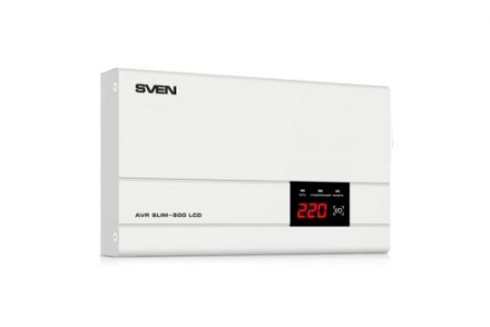 Стабилизатор Sven SLIM-500 LCD SV-012809