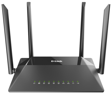 D-Link DIR-853/URU/R3A, Wireless AC1300 2x2 MU-MIMO Dual-band Gigabit Router with 1 10/100/1000Base-T WAN port, 4 10/100/1000Base-T LAN ports and USB 3.0 port.802.11b/g/n compatible, 802.11AC up to 8