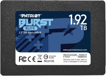 Накопитель SSD PATRIOT PBE192TS25SSDR PBE192TS25SSDR