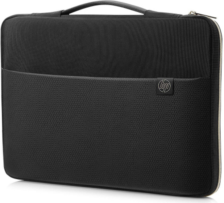 Case HP 15.6" Blk/Gold Carry Sleeve cons