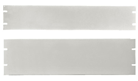 ZPAS WZ-SB00-32-02-011 Фальш-панель на 2U алюминиевая с порошковым покрытием цвет серый (RAL 7035) (SZB-00-00-32/2)