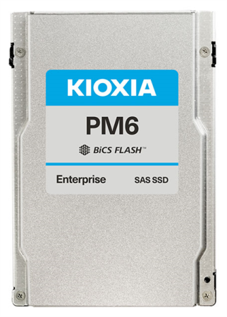 KIOXIA Enterprise SSD 1600GB 2,5" 15mm (SFF), SAS 24Gbit/s, Mix Use, R4150/W2700MB/s, IOPS(R4K) 595K/265K, MTTF 2,5M, 3 DWPD, TLC (BiCS Flash™), 5 years wty