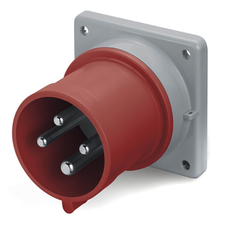 DKC / ДКС DIS2433296 Вилка скрытой установки винтовой зажим 32A 3P+E IP44 для сечения кабеля 25-60мм2 400В цвет красный