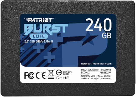 Накопитель SSD PATRIOT PBE240GS25SSDR PBE240GS25SSDR