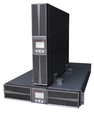 Онлайн ИБП ДКС серии Small Rackmount, 1000 ВА/900 Вт, 1/1, 6xIEC C13,EPO, USB, RS-232, RJ45, Rack 2U, 2х9Ач 