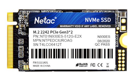 Накопитель SSD Netac NT01N930ES-512G-E2X