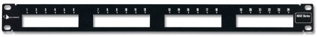 Siemon MX-PNL-24 Панель 1U в 19" стойку на 24 модуля Max-серии (MX5-F01BMX5-F02B MX5-F25BMX6-F01BMX6-F02BMX6-F25B) черная