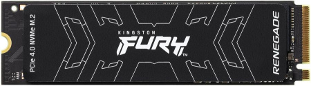 Kingston SSD Fury Renegade, 1000GB, M.2 22x80mm, NVMe, PCIe 4.0 x4, 3D TLC, R/W 7300/6000MB/s, IOPs 900 000/1 000 000, TBW 1000, DWPD 0.55, with Heat Spreader (5 лет)