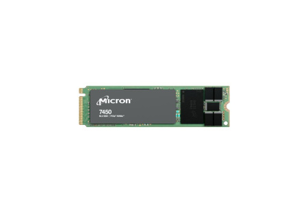 Micron SSD 7450 MAX, 400GB, M.2(22x80mm), NVMe 1.4, PCIe 4.0 x4, 3D TLC, R/W 5000/700MB/s, IOPs 280 000/65 000, TBW 2100, DWPD 3 (12 мес.)