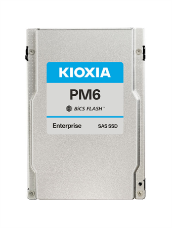 KIOXIA Enterprise SSD 1600GB 2,5" 15mm (SFF), SAS 24Gbit/s, Write Intensive, R4150/W2450MB/s, IOPS(R4K) 595K/452K, MTTF 2,5M, 10 DWPD, TLC (BiCS Flash™), 5 years wty