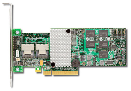 LSI MegaRAID SAS 9260-8I (L5-25121-28) (PCI-E 2.0 x8, LP) SGL SAS6G, RAID 0,1,10,5,6, 8port (2*intSFF8087),512MB onboard, каб.отдельно
