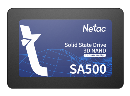 Netac SSD SA500 2.5 SATAIII 3D NAND 960GB, R/W up to 530/475MB/s, 3y wty