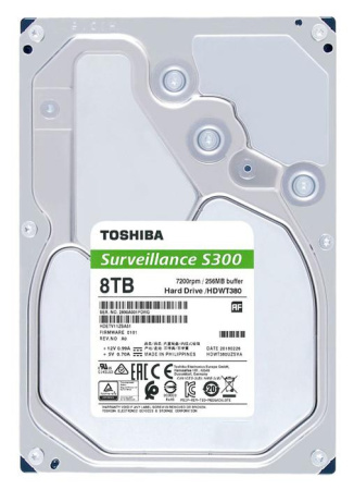 HDD Toshiba SATA3 8Tb Surveillance S300 256Mb