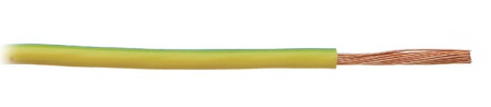 ПуГВ 25 (ПВ3) Провод желто-зеленый медный многожильный повышенной гибкости с ПВХ изоляцией применяется для электрических установок (аналог ПВ3 25)