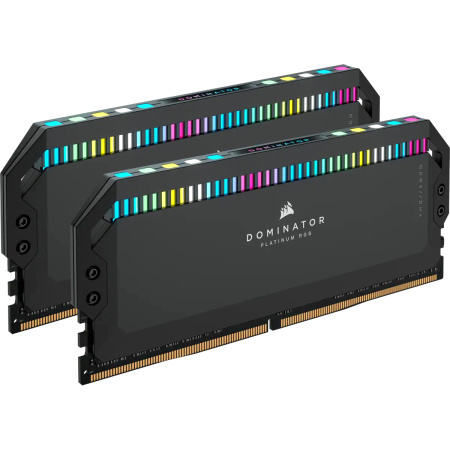 Память DDR5 2x16Gb 5200MHz Corsair CMT32GX5M2B5200C40 DOMINATOR PLATINUM RGB RTL PC5-41600 CL40 DIMM 288-pin 1.25В с радиатором