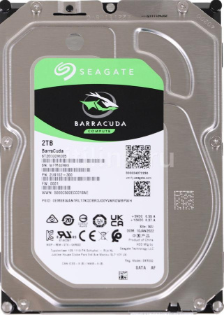 HDD Seagate SATA3 2Tb Barracuda 5400 256Mb