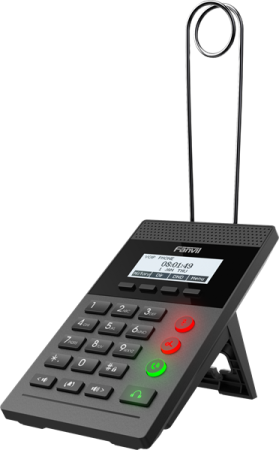 Fanvil IP телефон для колл-центров.2 SIP линии, 10/100, ЖК-дисплей 128x48, HD аудио, порты для подключения гарнитуры - RJ9 и Jack 3.5мм, БП в комплекте