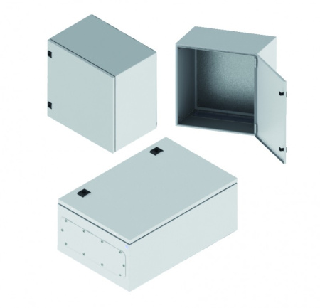 DKC / ДКС R5CE1063 Навесной шкаф серии CE 1000х600х300мм (ВхШхГ) со сплошной дверью с монтажной панелью IP55 использование вне помещений цвет серый RAL 7035