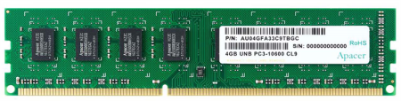 Apacer DDR3 4GB 1333MHz UDIMM (PC3-10600) CL9 1.5V (Retail) 512*8 (AU04GFA33C9TBGC/DL.04G2J.K9M)