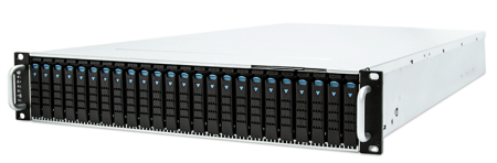 AIC Storage Server 2-NODE 2U noCPU(2)2nd Gen Xeon Scalable/TDP 165W/ no DIMM(16) per node/ 24x2,5"+ 2x2,5"(per node)/ 2x10GB SFP+/ 2x1GbE/ 3 x8 slots(FHHL)/2x1300W