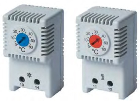 DKC / ДКС R5THR2 Термостат NC контакт диапазон температур: 0-60 °C