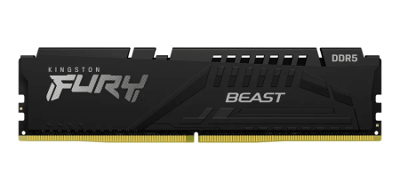 Память оперативная/ Kingston 8GB 4800MT/s DDR5 CL38 DIMM FURY Beast Black