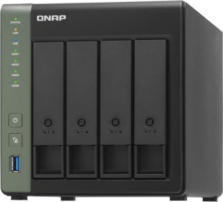 Сетевое хранилище NAS Qnap TS-431X3-4G 4-bay настольный Cortex AL-314
