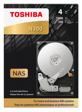 HDD Toshiba N300 SATA3 4Tb 3.5" 7200 128Mb RTL (analog HDWQ140UZSVA)