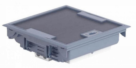 LEGRAND 89616 Напольная коробка на 24 модуля с крышкой под ковровое покрытие (с регулируемой глубиной 75-105мм)