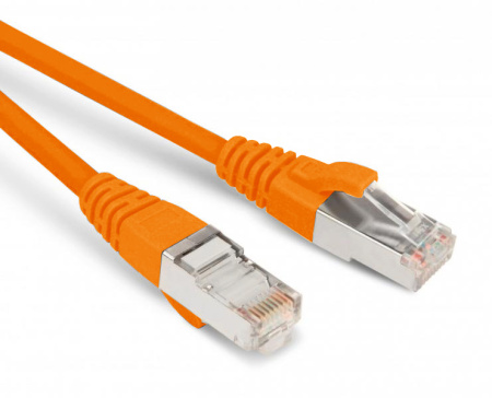 Hyperline PC-LPM-SFTP-RJ45-RJ45-C6-1M-LSZH-OR Патч-корд SF/UTP экранированный Cat.6 LSZH 1 м оранжевый