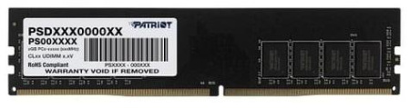 Patriot DDR4 16GB 2400MHz UDIMM (PC4-19200) CL17 1.2V (Retail) 2*8 PSD416G240081