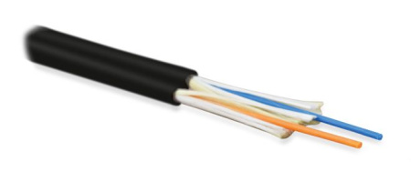 Hyperline FO-D3-IN-50-2-LSZH-BK Кабель волоконно-оптический 50/125 (OM2) многомодовый 2 волокна duplex zip-cord плотное буферное покрытие (tight buffer) 3.0 мм для внутренней прокладки LSZH IEC 60332-3 –40°C – +70°C черный