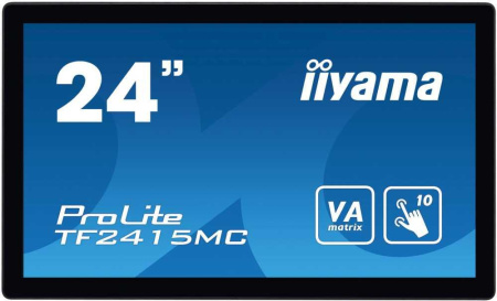Монитор Iiyama 23.8" TF2415MC-B2 черный VA LED 16ms 16:9 HDMI матовая 3000:1 315cd 178гр/178гр 1920x1080 D-Sub DisplayPort FHD USB Touch 5.8кг