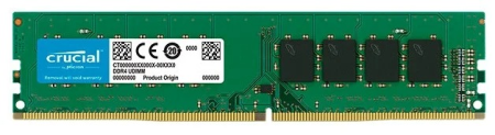 Crucial by Micron DDR4 8GB 3200MHz UDIMM (PC4-25600) CL22 1Rx8 1.2V (Retail), 1 year