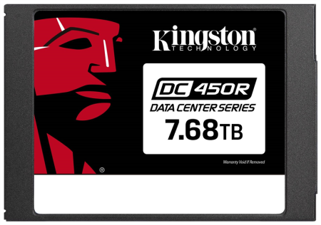 Kingston 7680GB DC500R 2.5 SATA 3 R/W 545/490MB/s IOPs 99 000/25 000, 9345 TBW, DWPD 0.6 (5 лет)