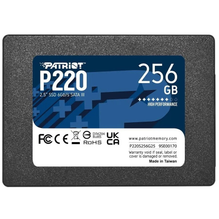 Накопитель SSD PATRIOT P220S256G25 P220S256G25